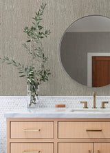 Brewster Home Fashions Advantage Kitchen & Bath 2 Ironbark Light Brown Wallpaper