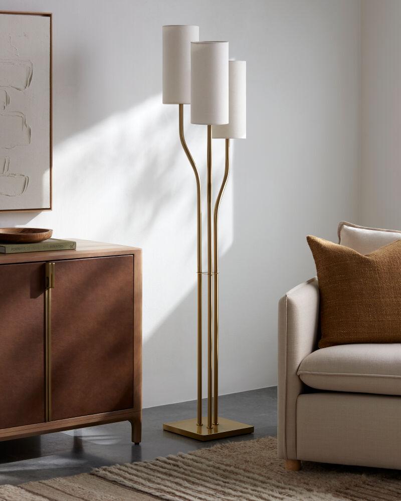Surya Dudley DLY-001 68"H x 11"W x 11"D Floor Lighting