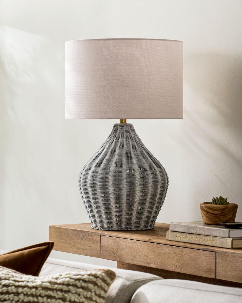 Surya Velles VES-003 28"H x 17"W x 17"D Table Lighting