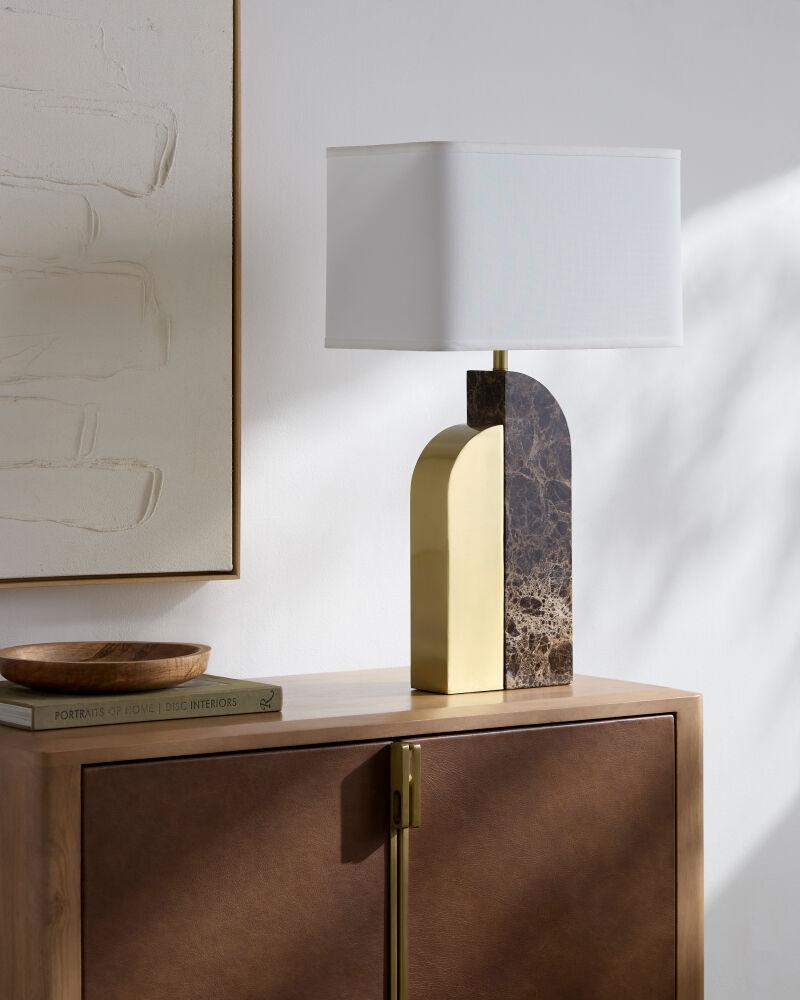 Surya Yuruga YRG-001 28"H x 18"W x 11"D Table Lighting