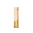 Hudson Valley Lighting Tottenville Aged Brass 4.25W x 4.25L x 16.25H Wall Sconce