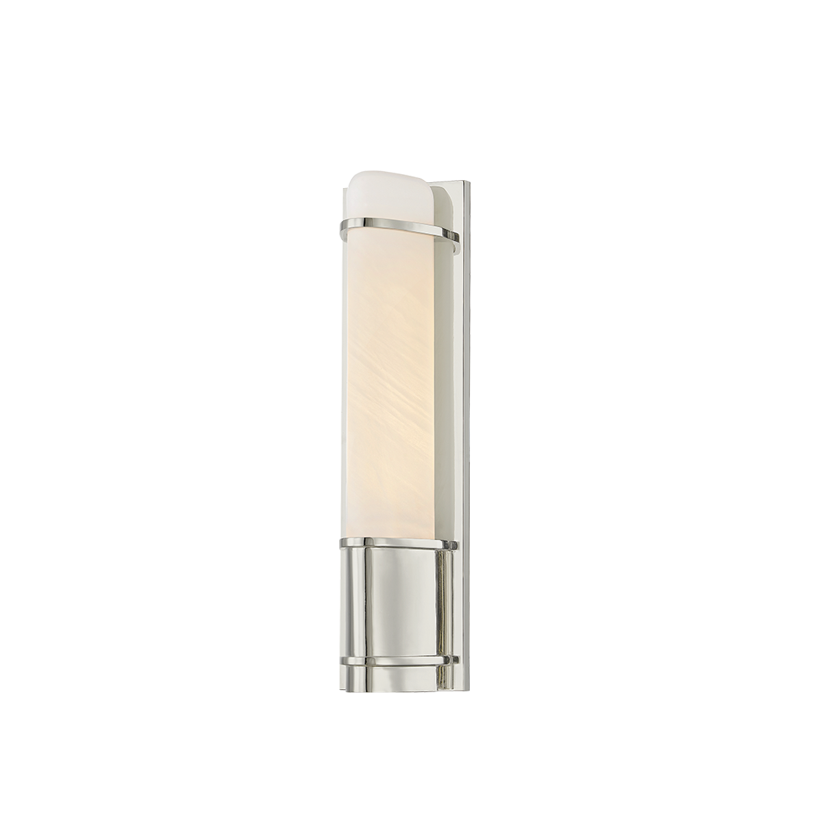 Hudson Valley Lighting Tottenville Polished Nickel 4.25W x 4.25L x 16.25H Wall Sconce