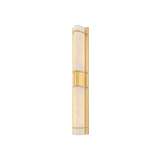 Hudson Valley Lighting Tottenville Aged Brass 4.25W x 4.25L x 27H Wall Sconce
