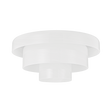 Hudson Valley Lighting Port richmond Aged Brass 16W x 16L x 7.5H Flush Mount