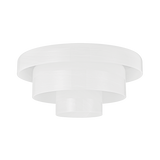 Hudson Valley Lighting Port richmond Aged Brass 16W x 16L x 7.5H Flush Mount