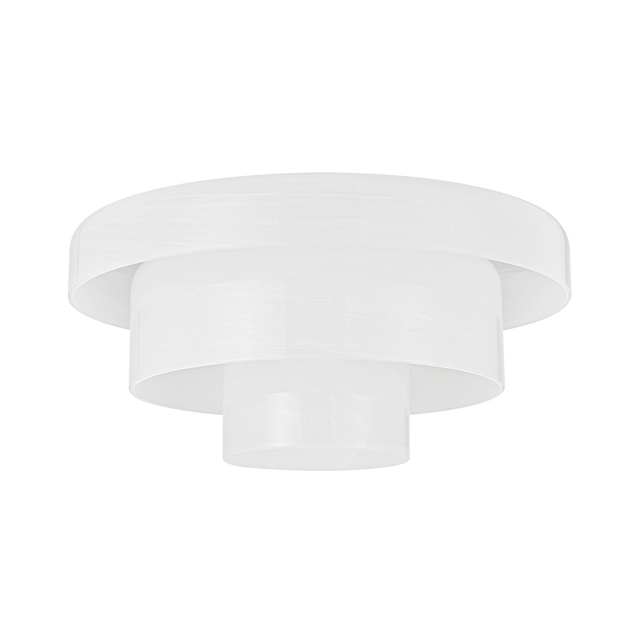 Hudson Valley Lighting Port richmond Aged Brass 16W x 16L x 7.5H Flush Mount