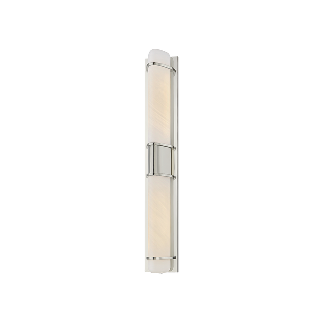 Hudson Valley Lighting Tottenville Polished Nickel 4.25W x 4.25L x 27H Wall Sconce