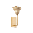 Hudson Valley Lighting Alora Vintage Gold Leaf/Gilded Ivory 6.5W x 6.5L x 14.5H Wall Sconce
