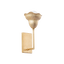 Hudson Valley Lighting Alora Vintage Gold Leaf/Gilded Ivory 6.5W x 6.5L x 14.5H Wall Sconce
