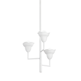 Hudson Valley Lighting Alora White Plaster 20.25W x 20.25L x 22.75H Chandelier