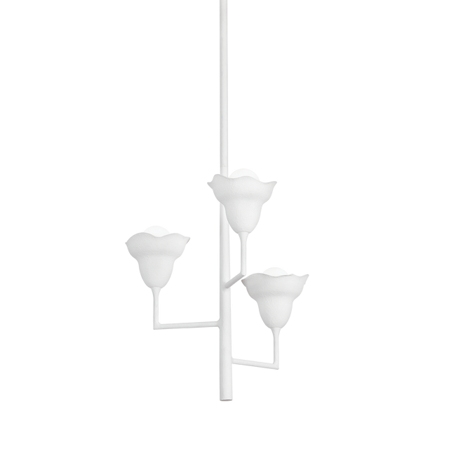 Hudson Valley Lighting Alora White Plaster 20.25W x 20.25L x 22.75H Chandelier