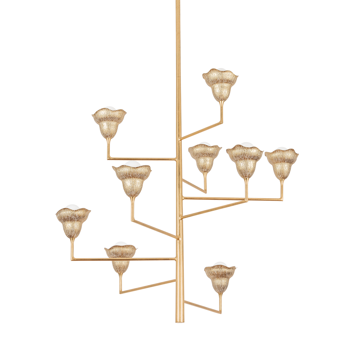 Hudson Valley Lighting Alora Vintage Gold Leaf/Gilded Ivory 44W x 44L x 44.75H Chandelier