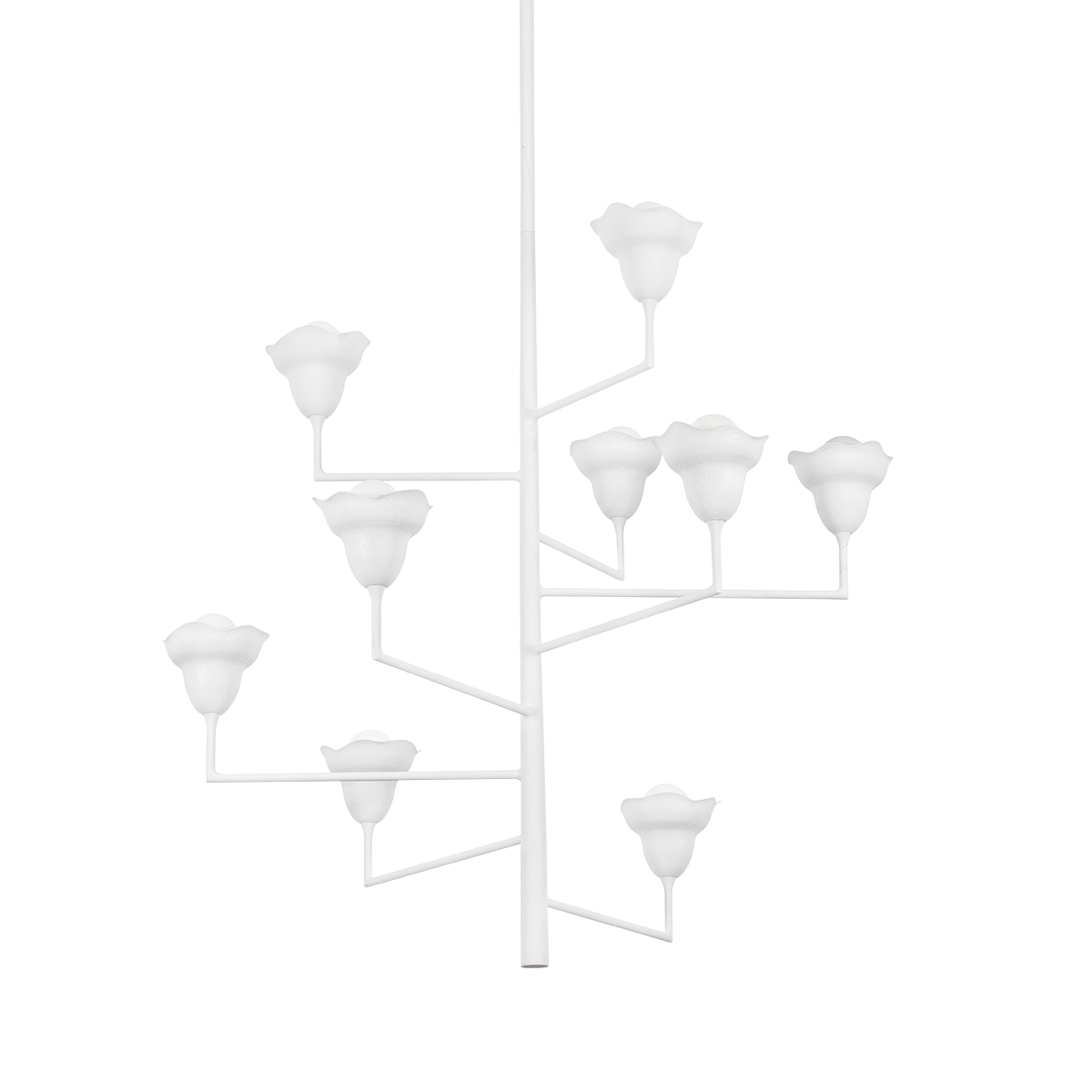 Hudson Valley Lighting Alora White Plaster 44W x 44L x 44.75H Chandelier