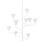 Hudson Valley Lighting Alora White Plaster 44W x 44L x 44.75H Chandelier