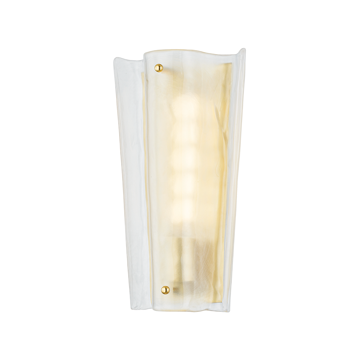 Hudson Valley Lighting Baxford Aged Brass 8W x 8L x 14H Wall Sconce