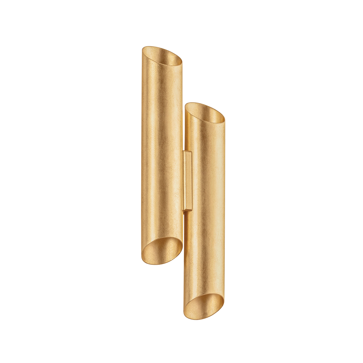 Hudson Valley Lighting Rylane Vintage Gold Leaf 7.5W x 7.5L x 21.5H Wall Sconce