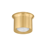 Hudson Valley Lighting Noxon Aged Brass 7W x 7L x 5H Flush Mount