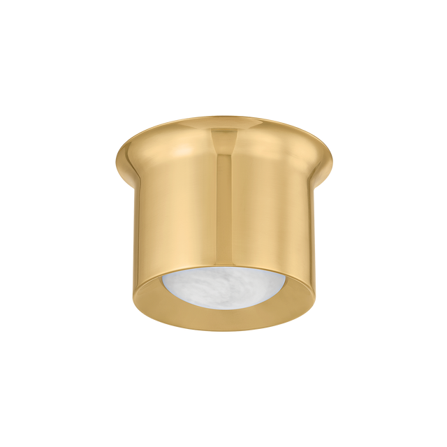 Hudson Valley Lighting Noxon Aged Brass 7W x 7L x 5H Flush Mount