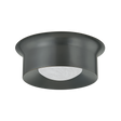 Hudson Valley Lighting Noxon Distressed Bronze 13.75W x 13.75L x 5H Flush Mount