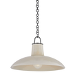 Hudson Valley Lighting Pottersville Distressed Bronze/Ceramic Ivory Crackle 18W x 18L x 11.25H Pendant