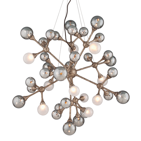 Corbett Lighting Element STRIA GOLD LEAF 43.5W x 42.75H Chandelier