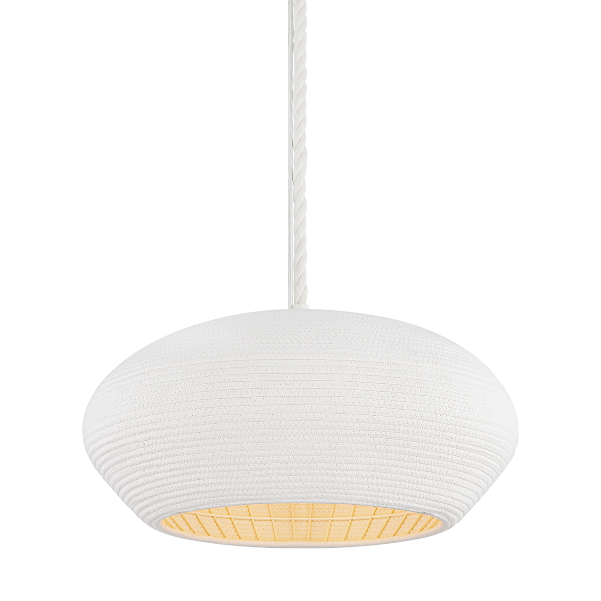 Hudson Valley Lighting Ferndale GESSO WHITE 24W x 24L x 12H Pendant
