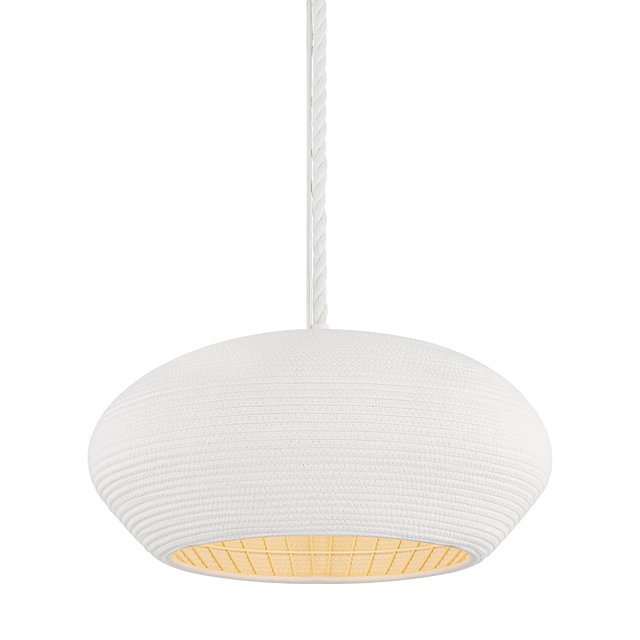 Hudson Valley Lighting Ferndale GESSO WHITE 24W x 24L x 12H Pendant