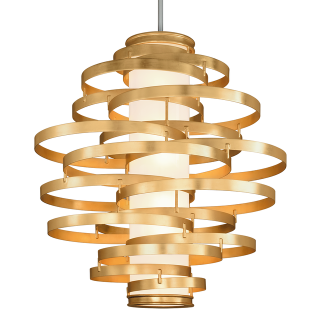 Corbett Lighting Vertigo GOLD LEAF 45W x 50H Chandelier