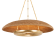 Hudson Valley Lighting Oaklyn Vintage Gold Leaf 36W x 36L x 9H Pendant