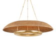 Hudson Valley Lighting Oaklyn Vintage Gold Leaf 48W x 48L x 11.75H Chandelier