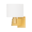 Hudson Valley Lighting Brampton Aged Brass 7.5W x 7.5L x 10.25H Wall Sconce