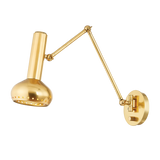 Hudson Valley Lighting Roald Aged Brass 5.5W x 5.5L x 12.5H Wall Sconce