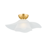 Hudson Valley Lighting Netherlee Aged Brass 18W x 18L x 7.25H Flush Mount