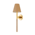 Hudson Valley Lighting Lindenwood Aged Brass 6.75W x 6.75L x 22H Wall Sconce