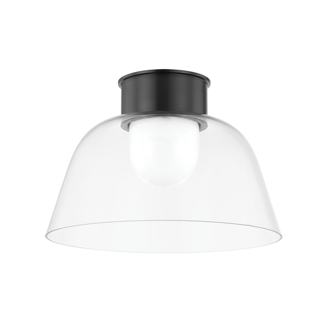 Hudson Valley Lighting Lakeside Distressed Bronze 14W x 14L x 9.5H Flush Mount