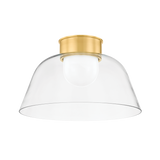 Hudson Valley Lighting Lakeside Aged Brass 20W x 20L x 12.25H Flush Mount