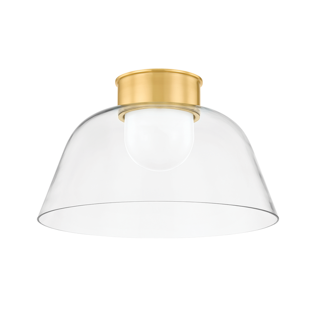 Hudson Valley Lighting Lakeside Aged Brass 20W x 20L x 12.25H Flush Mount