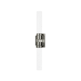 Hudson Valley Lighting Glen oaks Vintage Pewter 4.25W x 4.25L x 26.25H Wall Sconce