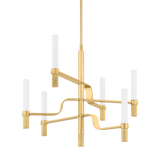 Hudson Valley Lighting Allentown Aged Brass 36W x 36L x 31.25H Chandelier
