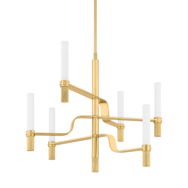 Hudson Valley Lighting Allentown Aged Brass 36W x 36L x 31.25H Chandelier