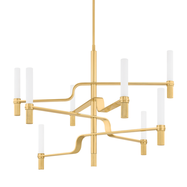 Hudson Valley Lighting Allentown Aged Brass 48W x 48L x 36.25H Chandelier
