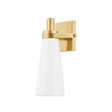 Hudson Valley Lighting Trude Aged Brass 5.75W x 5.75L x 12.25H Wall Sconce