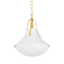 Hudson Valley Lighting Coventry Vintage Gold Leaf/ White Plaster 16W x 16L x 21H Pendant