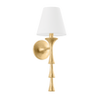 Hudson Valley Lighting Vails gate Vintage Gold Leaf 7W x 7L x 20.5H Wall Sconce