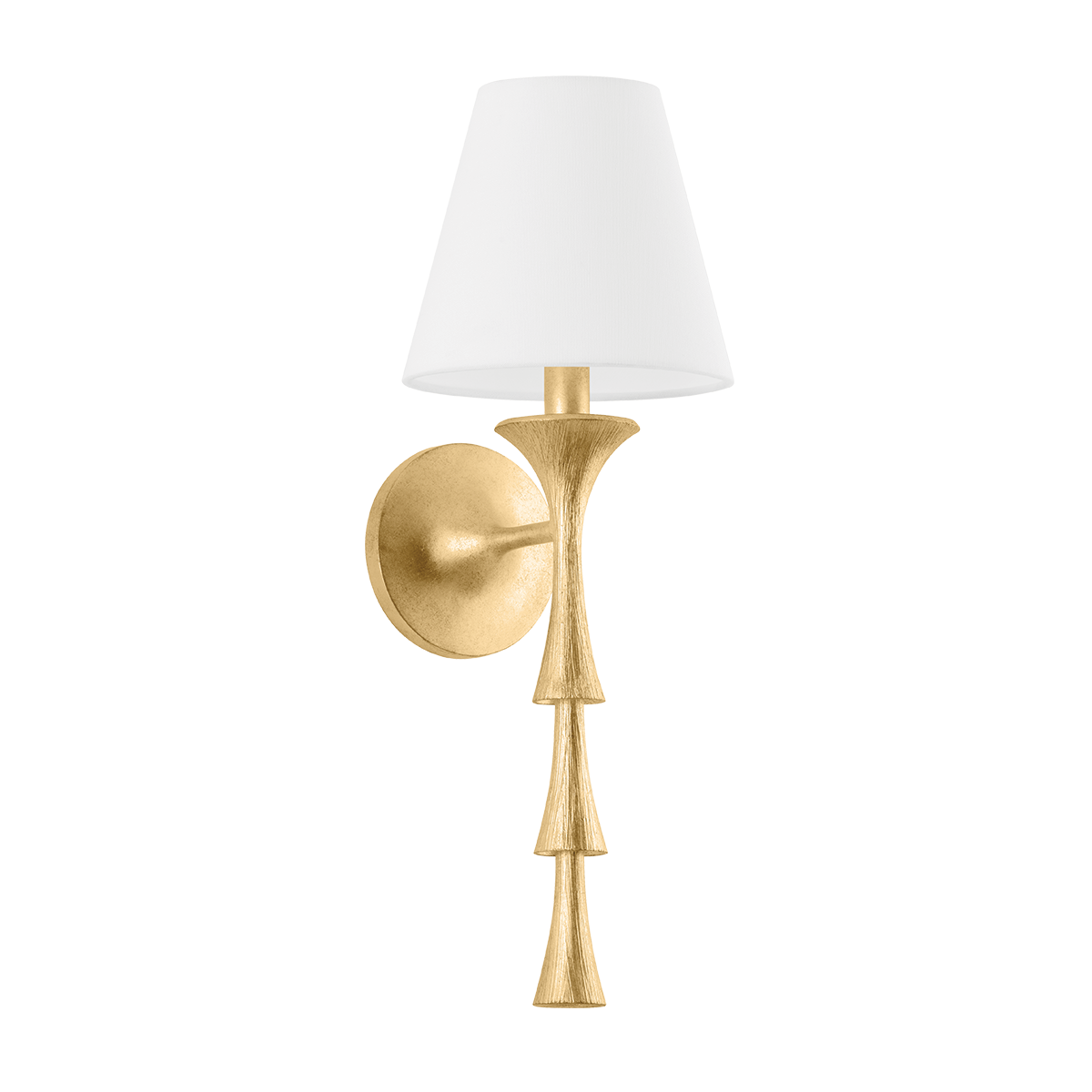 Hudson Valley Lighting Vails gate Vintage Gold Leaf 7W x 7L x 20.5H Wall Sconce