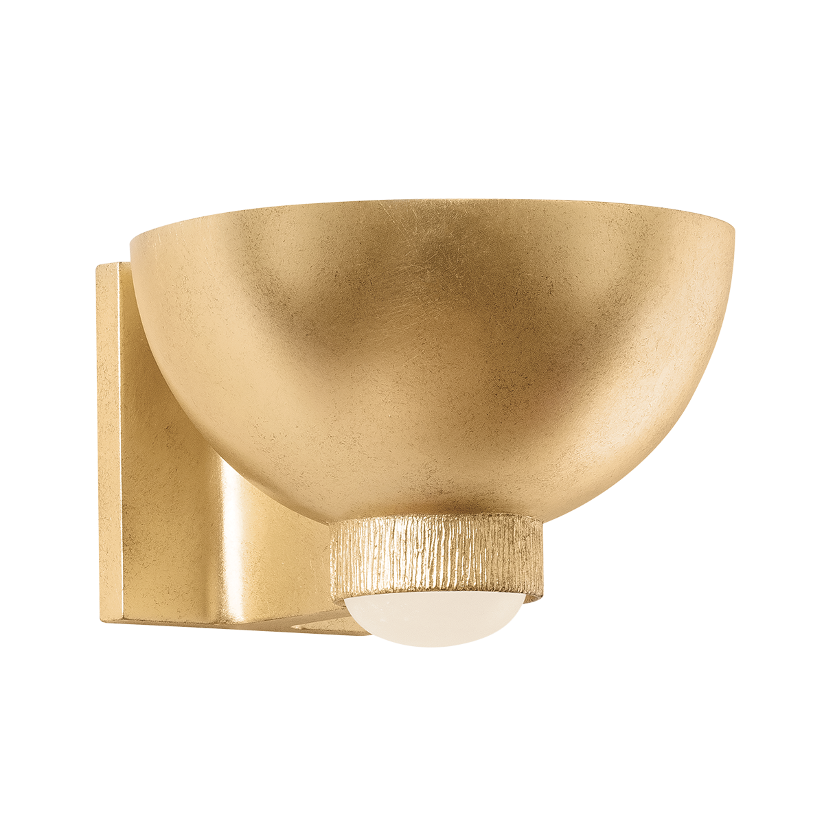 Hudson Valley Lighting Fairview Vintage Gold Leaf 8.75W x 8.75L x 5.75H Wall Sconce