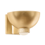 Hudson Valley Lighting Fairview Vintage Gold Leaf 8.75W x 8.75L x 5.75H Wall Sconce