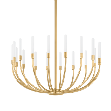 Corbett Lighting Amalthea Vintage Brass 28W x 28L x 16.25H Chandelier