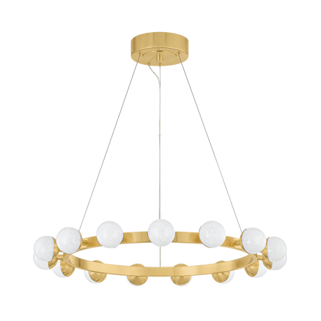 Corbett Lighting Linus Vintage Brass 29.5W x 29.5L x 3H Chandelier