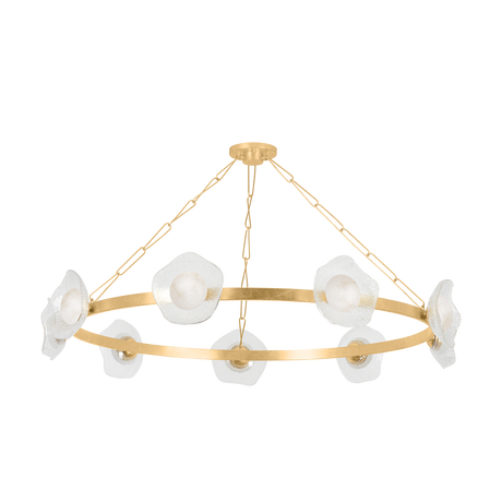 Corbett Lighting Almandine Vintage Gold Leaf 60.75W x 60.75L x 10H Chandelier